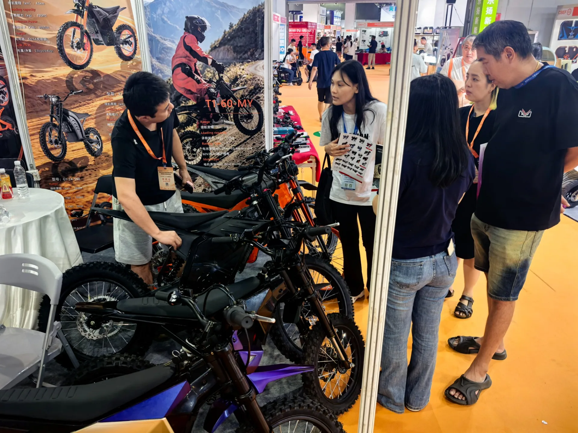 Yongkang Komoshi Team at the Canton Fair